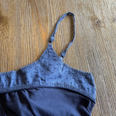 Vintage Y2K Abercrombie & Fitch Blue Babydoll Tank Top X-small Tie