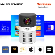 Portable Home Theater Mini Projector LED 1080P WiFi - FREE HDMI CABLE and STAND