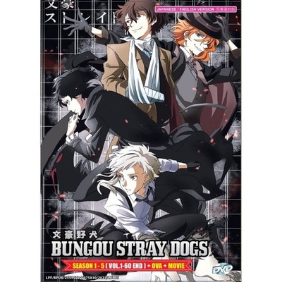 Original Bungou Stray Dogs Season 1-5 Vol.1-60 End OVA Movie DVD Anime English