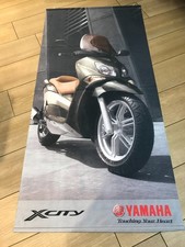 YAMAHA X-CITY BANNER POSTER YAMAHA X-CITY SCOOTER POSTER BANNER EX-DISPLAY
