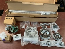 NEW MOEN 8342 3-Function Shower System Chrome COMPLETE W/ VALVES AND TRIM B51