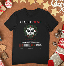 Creed Band Creedmas 2025 Tour Gift Xmas T Shirt Black All Size BB660