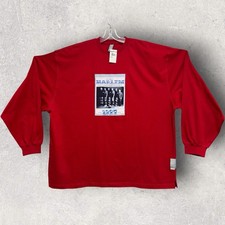 FUBU Platinum Harlem Globetrotters L.S. T Shirt XXXL 30  x33  Vtg Y2K New w/ Tags