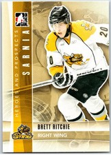 #16 Brett Ritchie, Sarnia Sting 2011-12 In The Game Heroes and Prospects Base