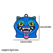 new 50Pcs Anime cat cute cartoon Charm necklace Pendant DIY Jewelry Making