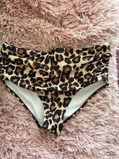 Leopard print bikini bottoms swimwear leopardprint xl