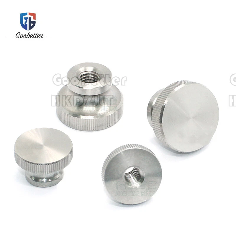 Rändelmutter Hohe Form Raendelmuttern Rundmutter Edelstahl M2 M2.5 M3 M4 - M10 - Bild 4 von 4