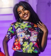 Care Bears x Universal Monsters AOP Unisex Tee Shirt Cakeworthy