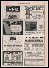 1926 G. M. Davis & Son Cypress Water Tanks Palatka Florida  Vintage Print Ad