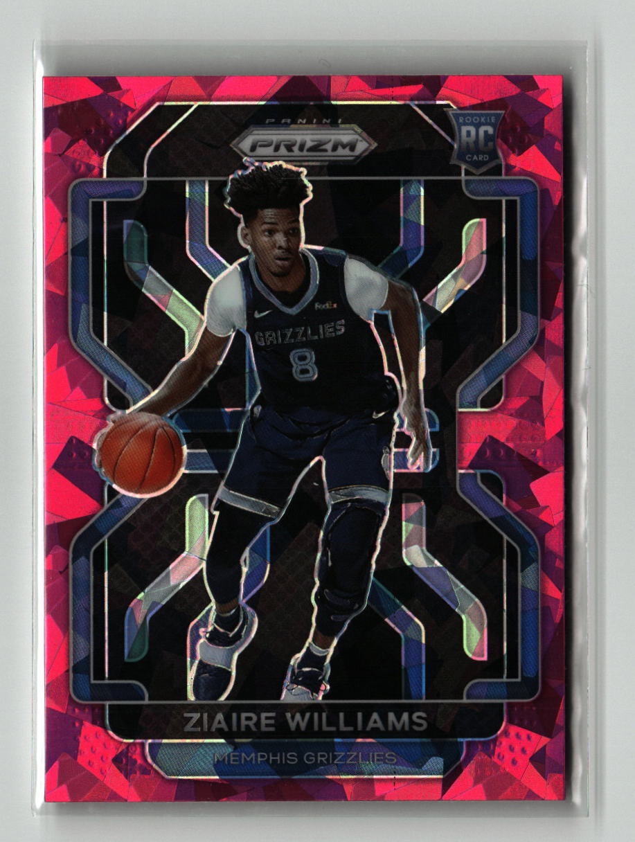 2021-22 Panini Prizm #313 Ziaire Williams Pink Ice