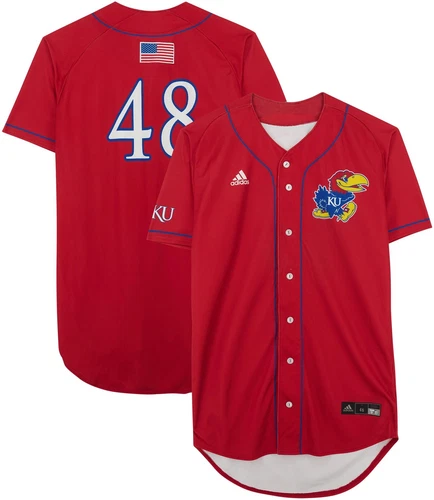 FANMATS Coprisedile Auto NCAA - University Of Kansas Jayhawks, 50,8x121,9 Cm, In Poliestere Con Logo Ricamato, Traspirante - 2
