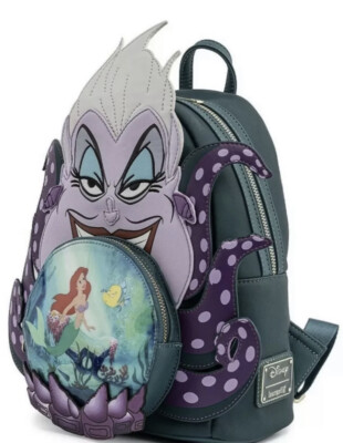 LOUNGEFLY DISNEY VILLAINS SCENE URSULA CRYSTAL BALL MINI  display picture 3