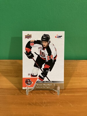 2022-23 Upper Deck CHL Owen MacNeil Base High Gloss Gold /10