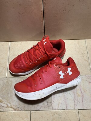 under armour red womens shoes