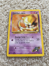 1995 sabrina's abra pokemon card value 2000 First Edition PSA 9  Thompsons Coins not actual card. Pokmon card Sabrina's Abra, Base