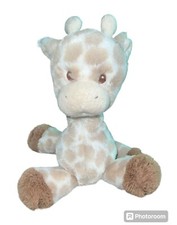 Aurora Baby Giraffe Rattle Plush 10" Embroidered Eyes Baby Soft Stuffed Animal