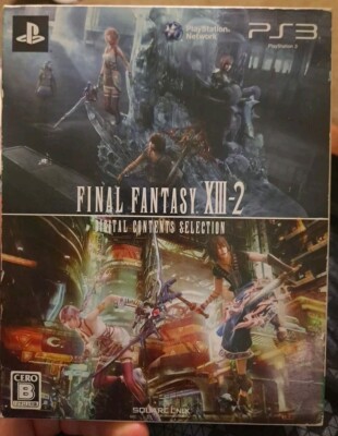 Final Fantasy XIII-2 Digital Content Selection PS3 Japan import US Seller 