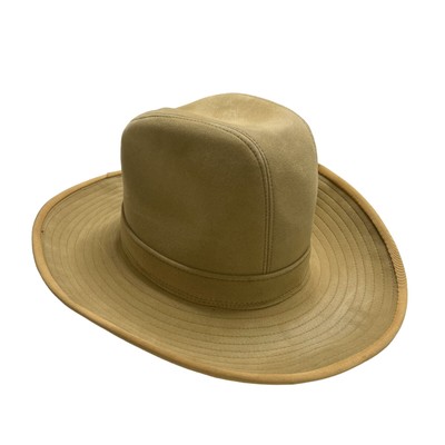 VTG  Henschel Hat Co USA Men's Genuine Wool Hat LARGE TAN UNITED HATTERS