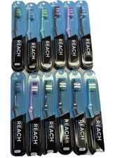REACH Advanced Design Toothbrush Soft  Full Head #7212 ToothBrush ( Pack of 12 )