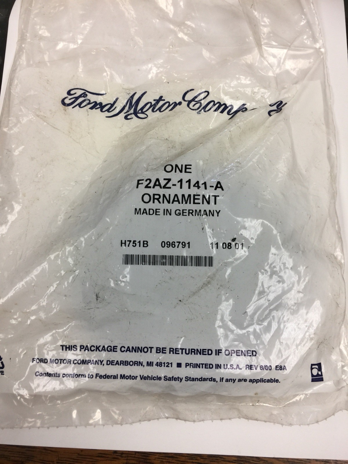 NOS 1988 1991 FORD CROWN VICTORIA WHEEL CENTER CAP EMBLEM ASBY F2AZ