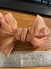  VTG 80s & 90s Karina France Hair Barrette Rose Gold Bow 4" X 3"  — photo 1