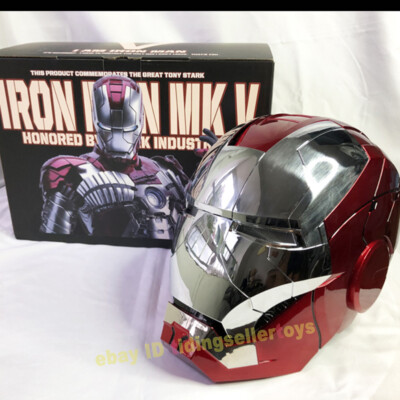 AUTOKING Iron Man MK5 Helmet 1:1 Life Voice-control Wearable