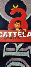 Maurizio Cattelan Sciarpa FIRMATA !Made in Catteland. Serie Museum League