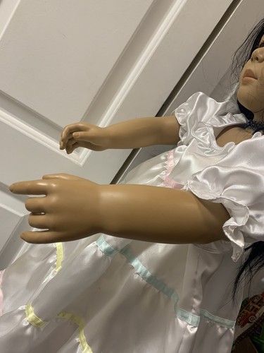 Vintage Annette Himstedt German USA Vinyl Doll EUC Lifelike Asian Michiko World - Picture 9 of 9