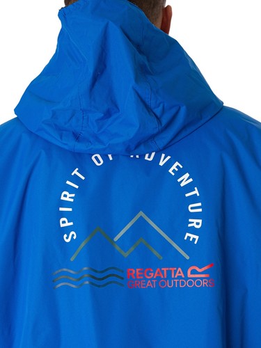 Regatta de los hombres Bata cambiadora impermeable, Azul - Imagen 4 de 12