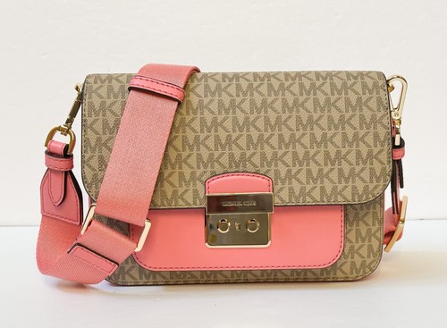 MICHAEL KORS SLOAN EDITIOR MEDIUM FLAP SHOULDER CROSSBODY MESSENGER BAG - Picture 9 of 169