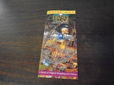 DISNEY VILLAGE MARKETPLACE by KODAK GUIDE MAP