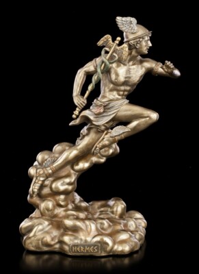 Hermes Figur Griechischer Gott mit Hermesstab Veronese