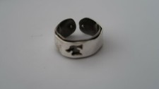 CLIO BLUE Bague Argent 925 0/00  Oiseau T.54