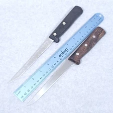 TWO TRADE BONING KNIFE 6" DEXTER 13N FORSCHNER 406F SOLID PROFESIONAL CONDITION