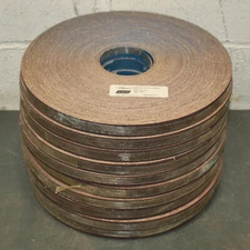 (9) Norton Metalite R247 Sanding Paper Roll 66623374267, 3/4" x 150 ft, 50 Grit