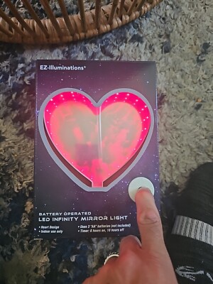 Night Light EZ-Illuminations 1Pc Multi-Color Heart LED Neon Light