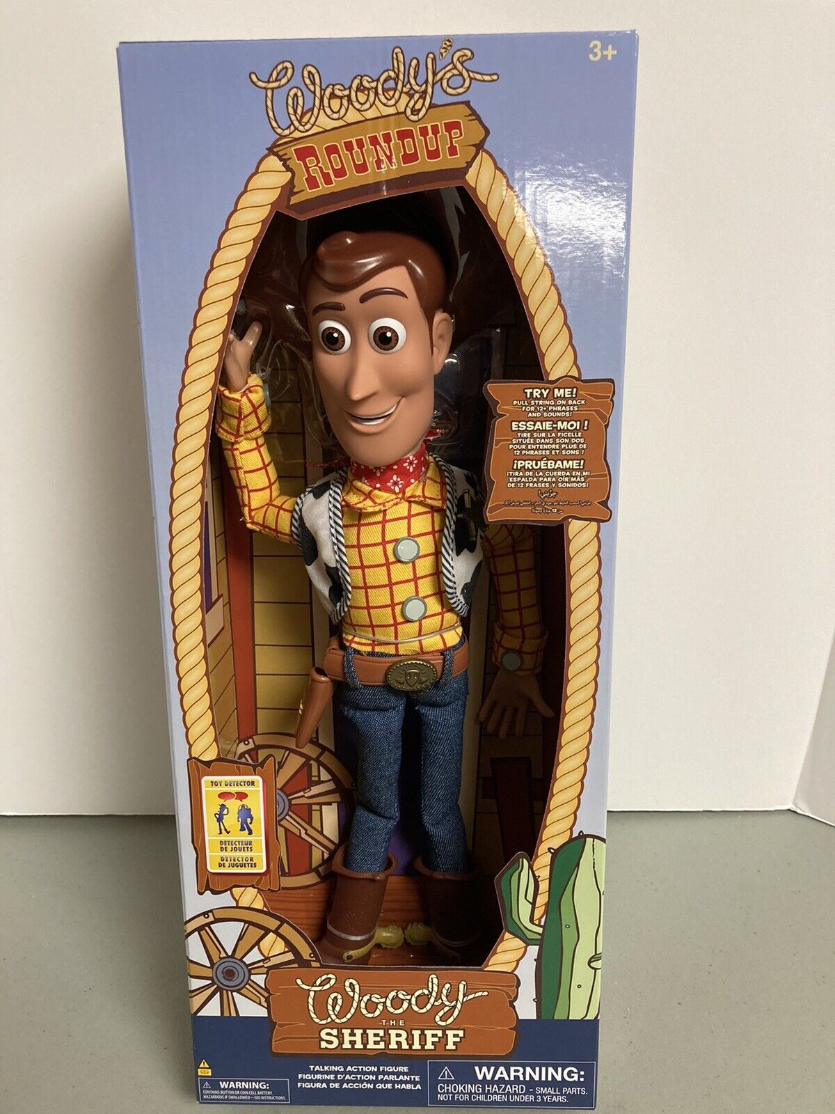 Disney Store “Woody” Interactive Talking Action Figure – Toy Story – 15'' - NEW