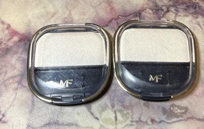 Lot of 2  Max Factor  High Definition Eye Shadow  WILD WHITE  .12oz Rare