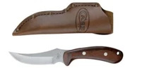 CASE XX KNIVES ROSEWOOD RIDGEBACK FIXED BLADE HUNTER KNIFE & LEATHER SHEATH #398