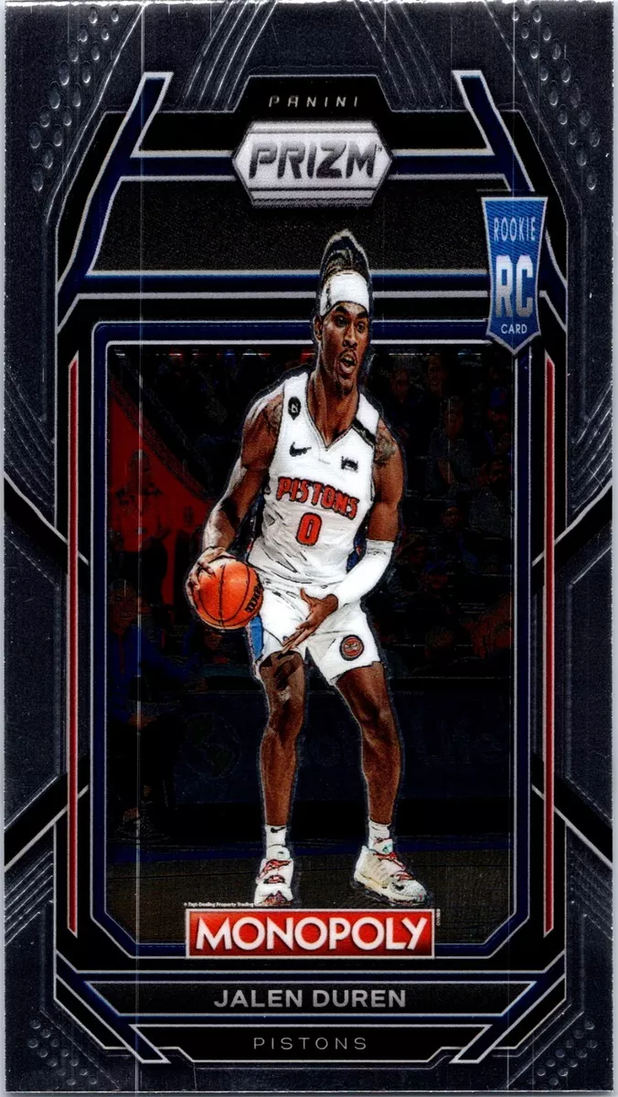 2022-23 Panini Prizm Monopoly Jalen Duren #27 Rookie RC Card Pistons NBA G32
