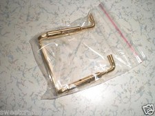 20 PCs Violin Chin rest Clamp 4/4 Gold Color Clamps Fiddle Accessory