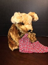 VGUC-VINTAGE- 11  2000 Toys R Us Animal Alley Weighted Plush Stuffed Dog