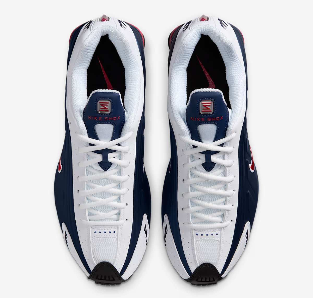 Nike Shox R4 Shoes USA Metallic Navy White Men's | Size 8 - 13 | eBay
