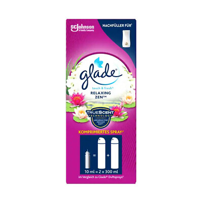 10ml Glade touch & fresh Minispray Blumen Raumduft Relaxing ZEN Nachfüller