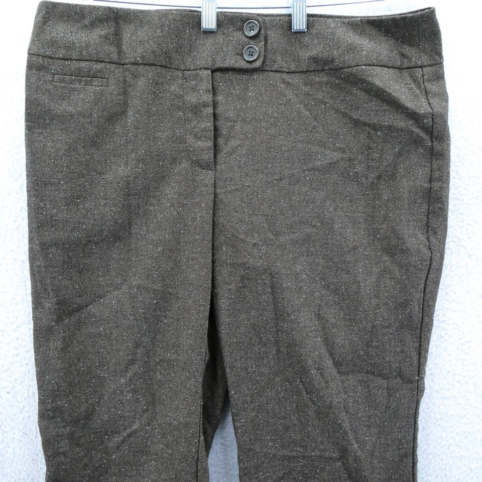 Apt. 9 Womens Size 16P 36x32 Brown Straight Leg Dress Pants Slacks Petites 16 - Image 3 of 4