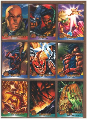 X-Men 1996 Fleer Marvel Single's Pick Your Card Complete Your Set