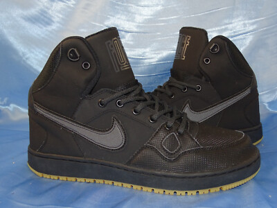 NIKE SON OF FORCE HIGH SNEAKER GR 42 SCHWARZ MID HI AF1 SCHUHE SELTEN DUNK / N6