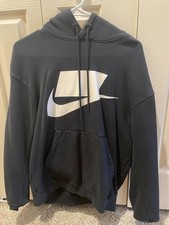 Nike Sportswear NSW French Terry Pullover Hoodie Black Size Small