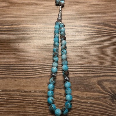 Rare Rosary Faturan Bakelite Tasbih 33 Beads 51 g Islamic Prayerسبحة