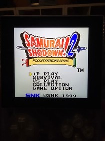 Neo Geo Pocket Color games Metal Slug 1st Misson Dark Arms Samurai Shodown! 2